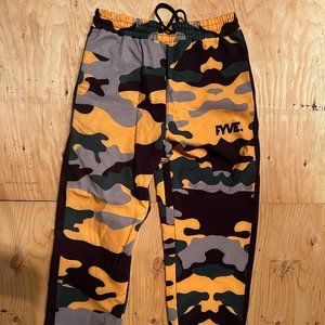 FYVE Snow pants - Yellow Green Grey Camo